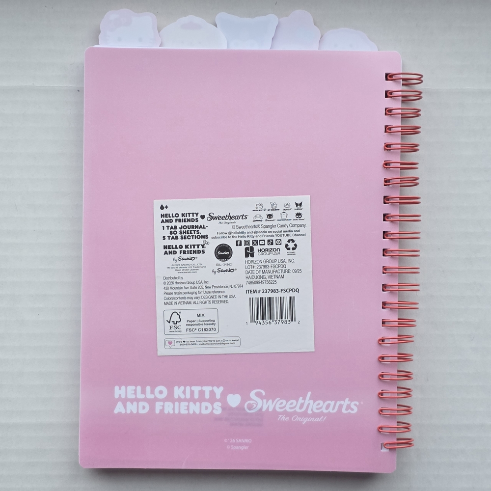 Pink Hello Kitty Spiral Notebook - Picture 7 of 8